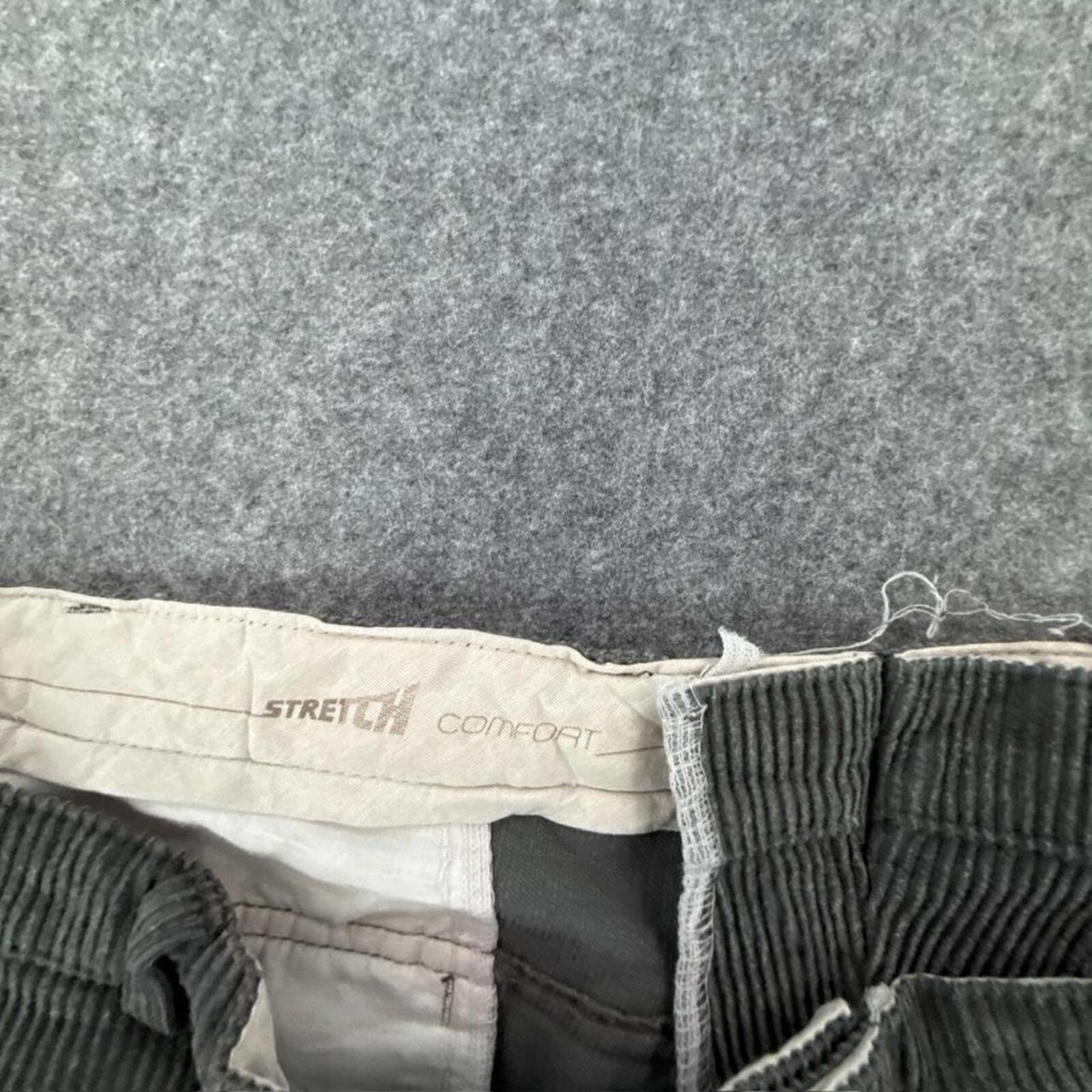 Grey corduroy trousers