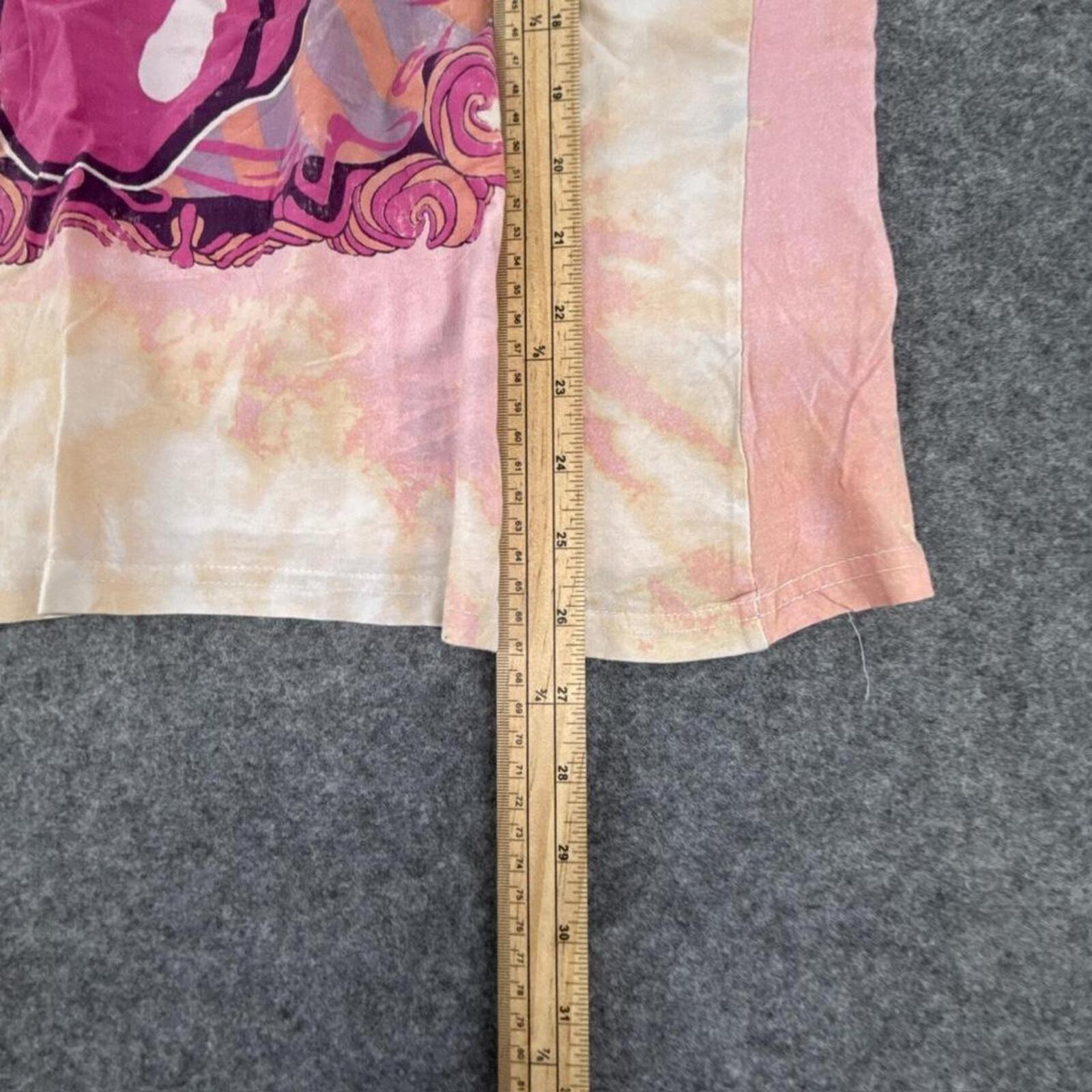 Pink and purple Rolling Stones tie dye tee #grunge