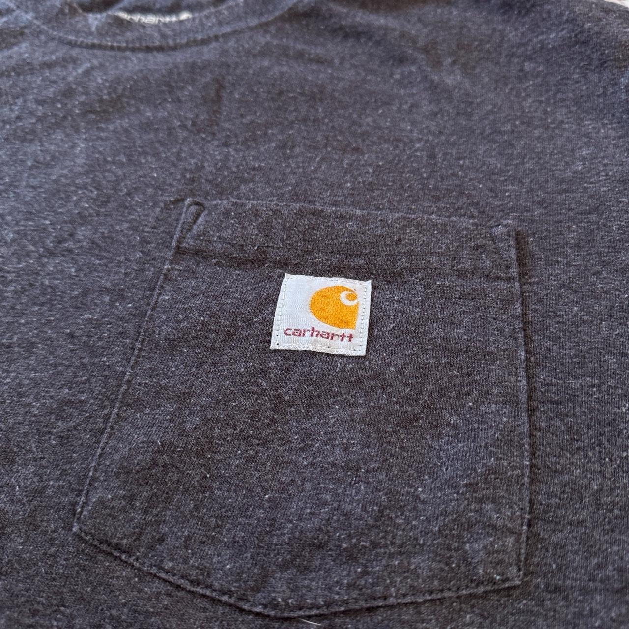 Carhartt Loose Fit Gray Pocket T-Shirt Size XL