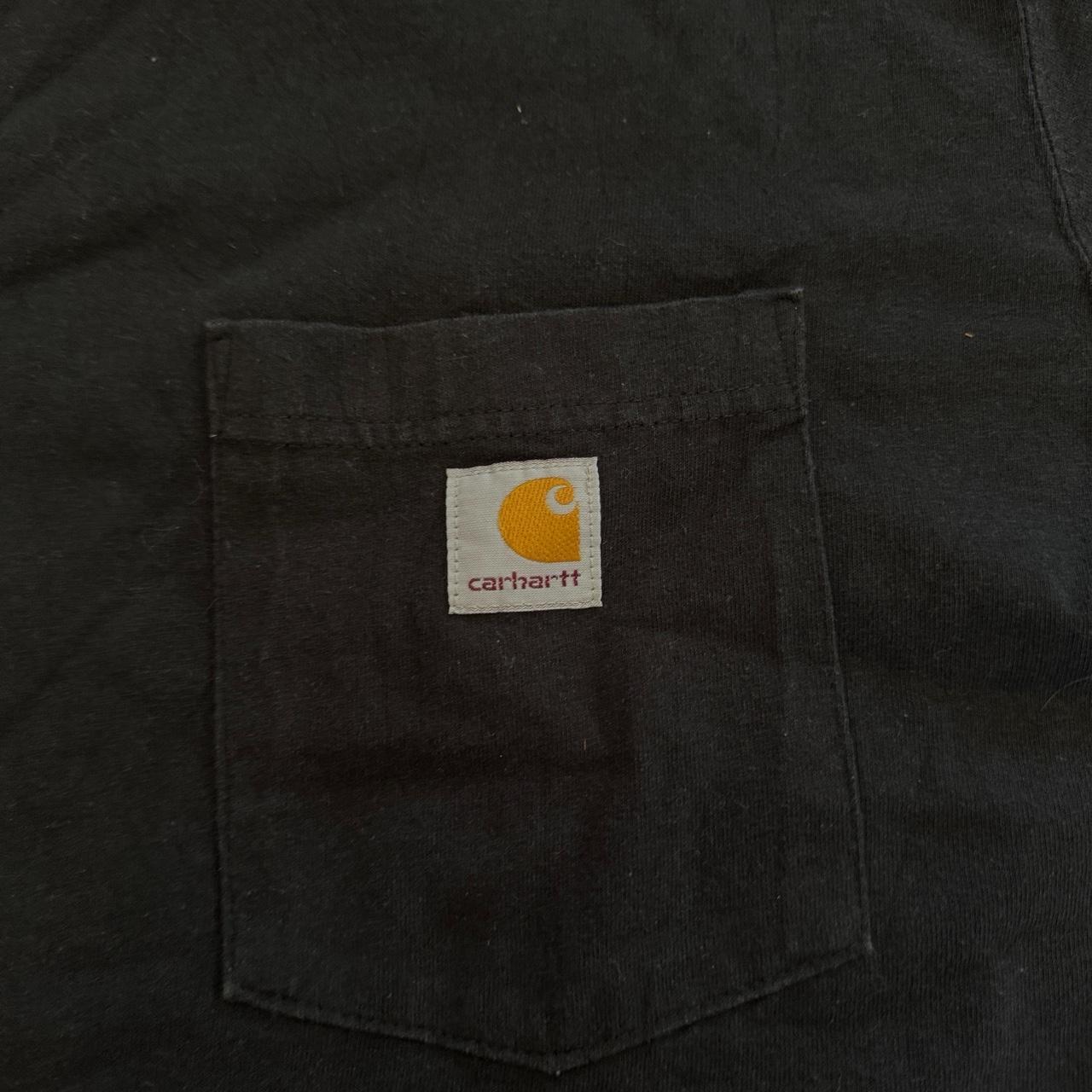 Carhartt Original Fit Black Pocket T-Shirt Size XL