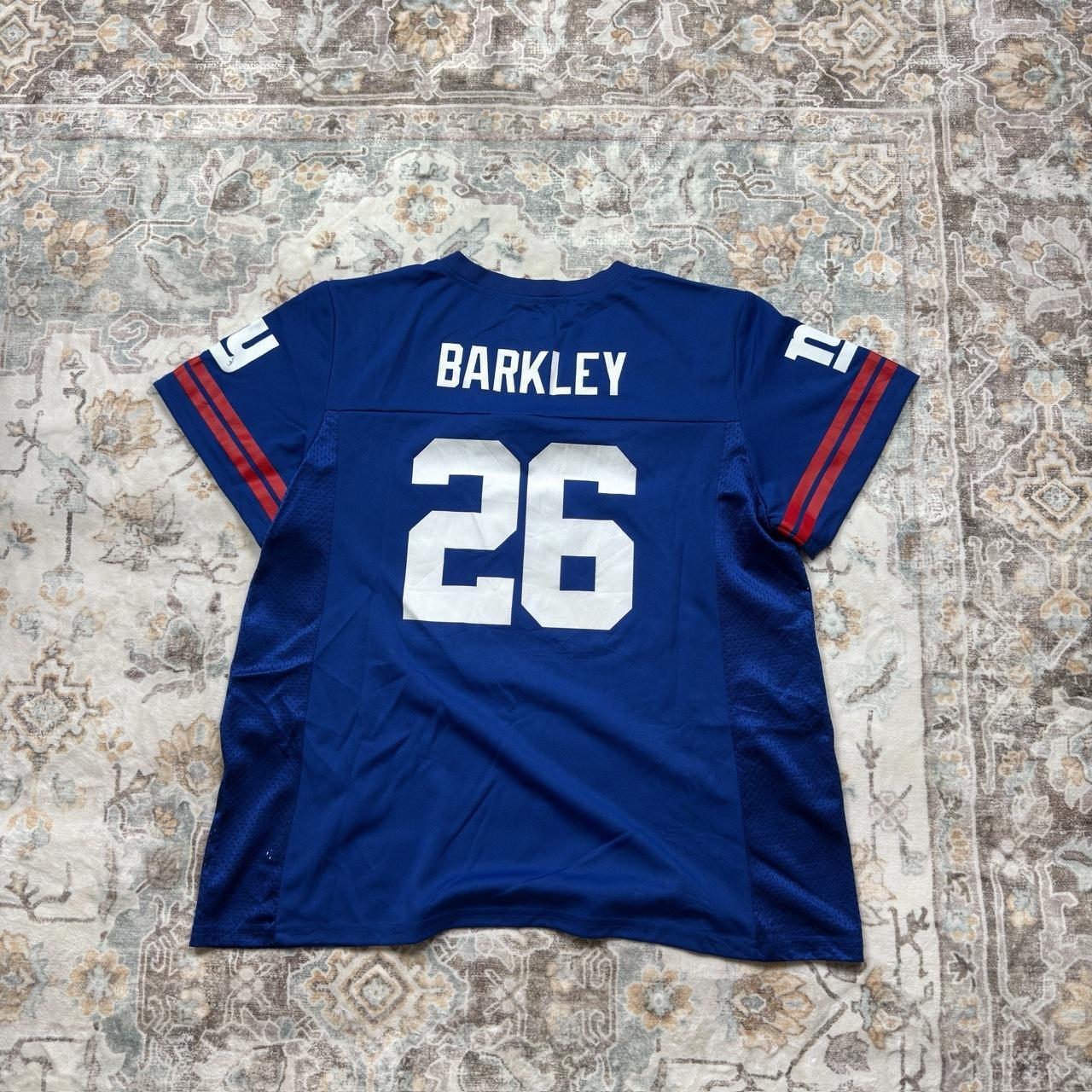 NFL New York Giants Saquon Barkley Jersey in Blue Women’s Size XL