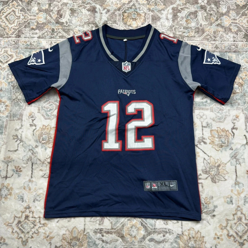 Nike NFL Patriots Tom Brady Jersey in Navy Size XL