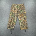 Realtree style camo cargo pants with adjustable drawstrings #camouflage #outdoor