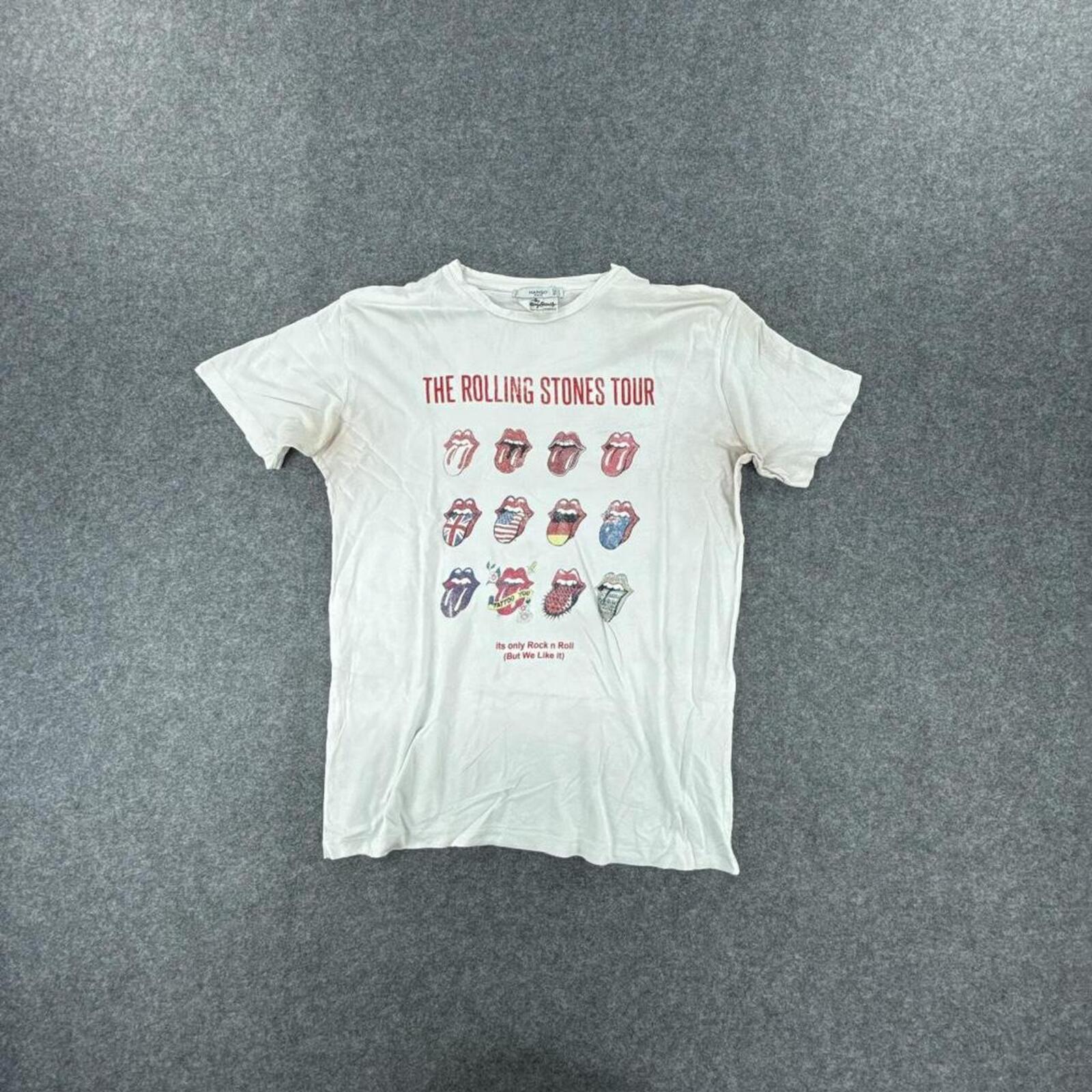 White Rolling Stones T-shirt #rockmusic
