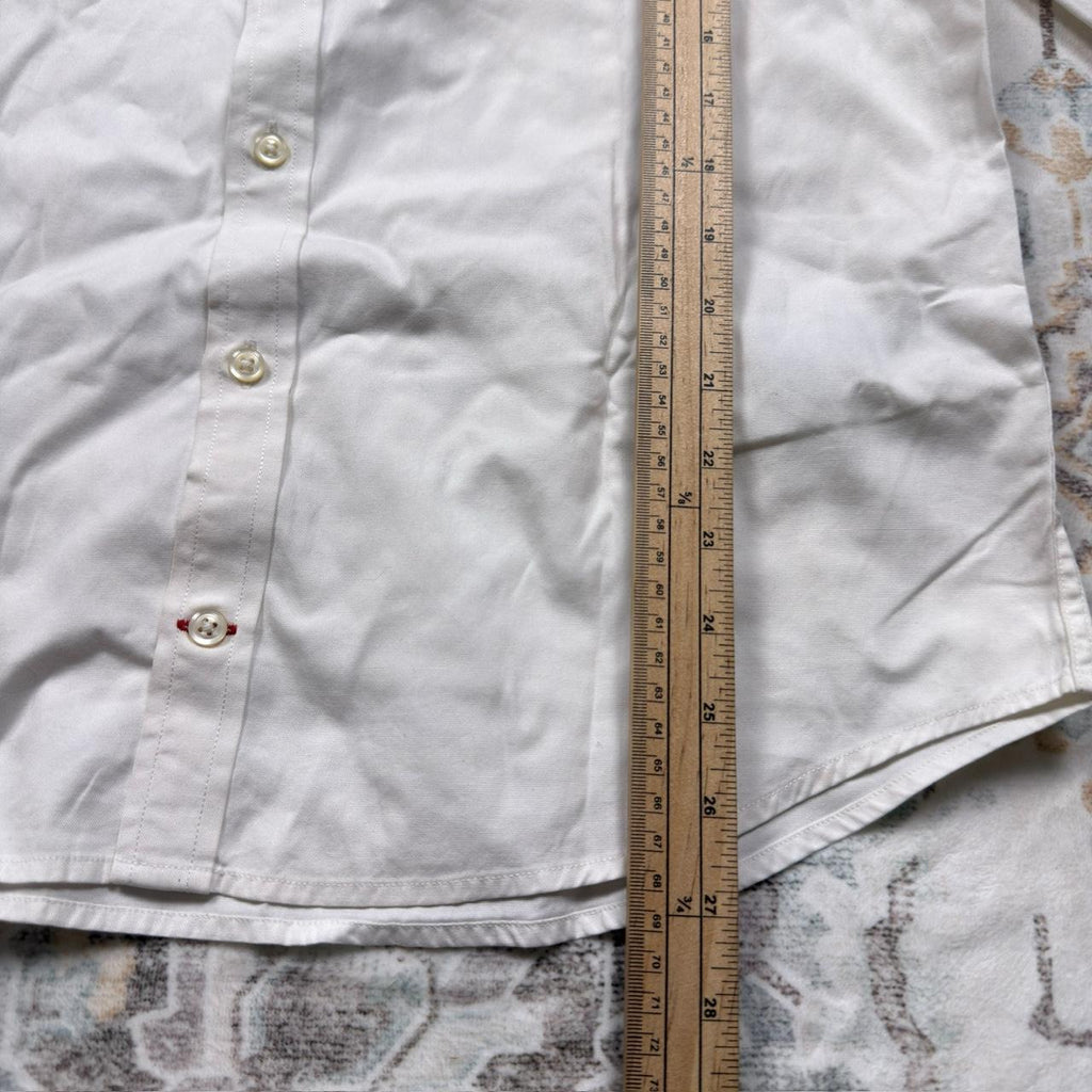 Tommy Hilfiger Long-sleeved Button-up Shirt in White Size M