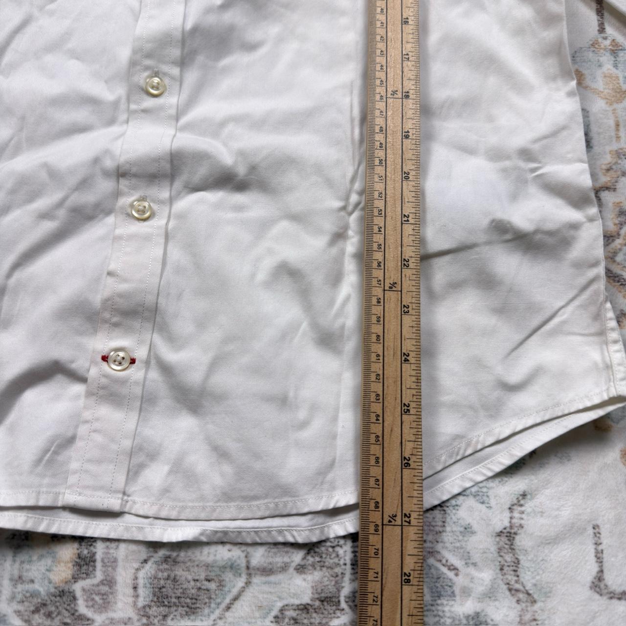 Tommy Hilfiger Long-sleeved Button-up Shirt in White Size M