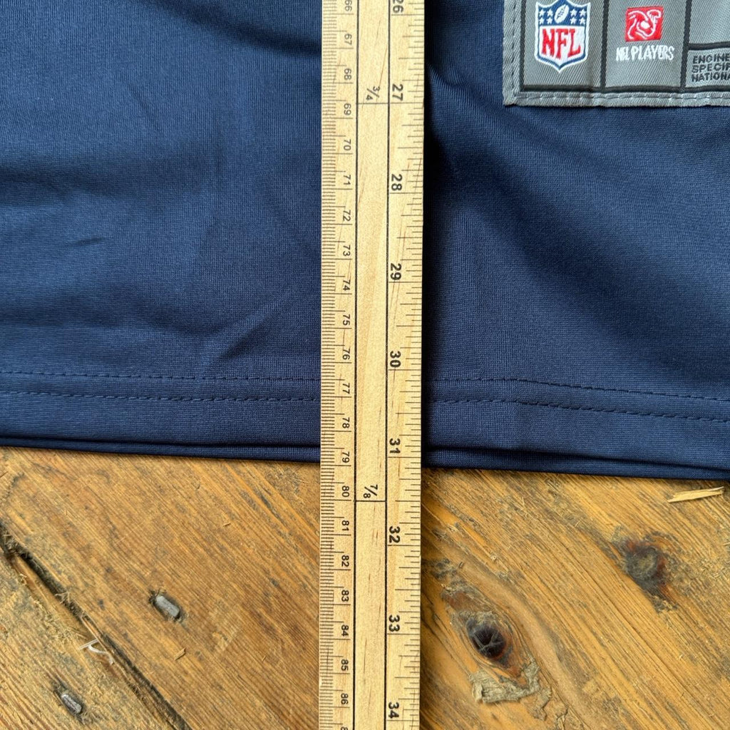 Nike NFL Tom Brady New England Patriots Navy Blue Jersey Size L