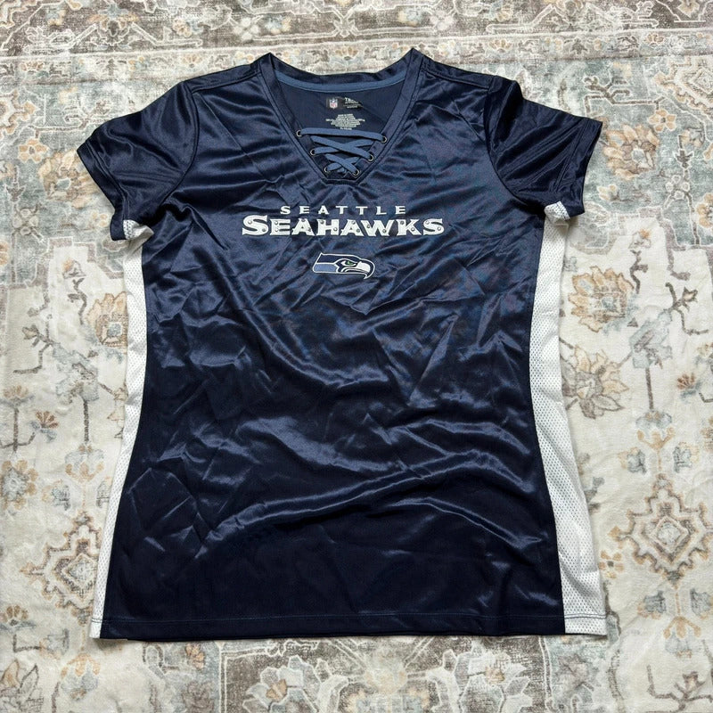 NFL Seattle Seahawks Jersey in Navy Women’s Size XL