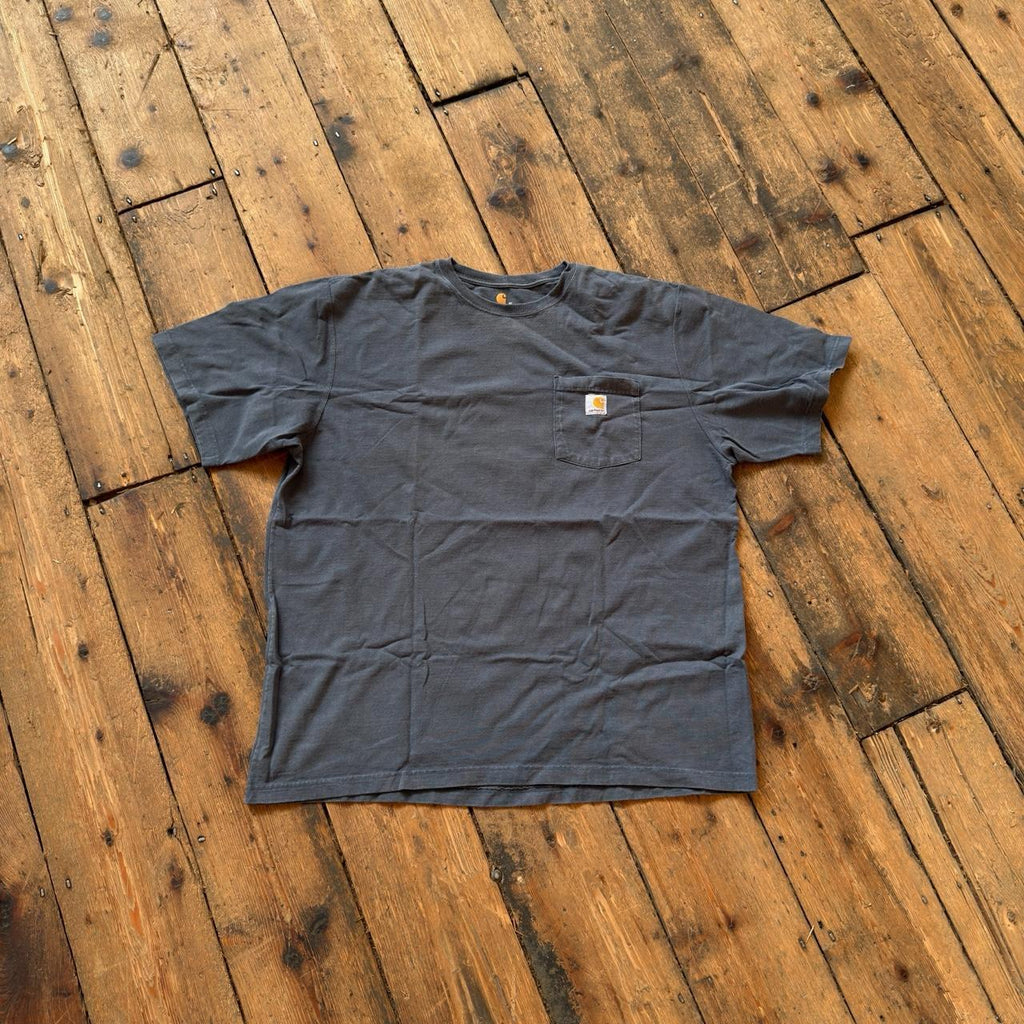 Carhartt Original Fit Gray T-Shirt with Front Pocket Size XL