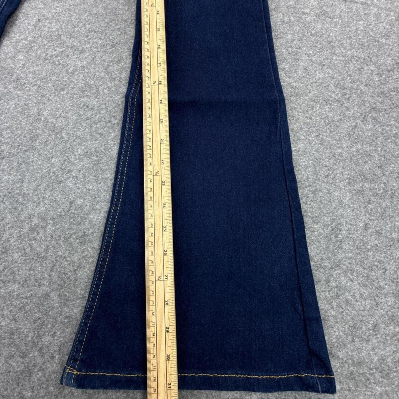 Look at me women's Y2K dark blue flared jeans #flares