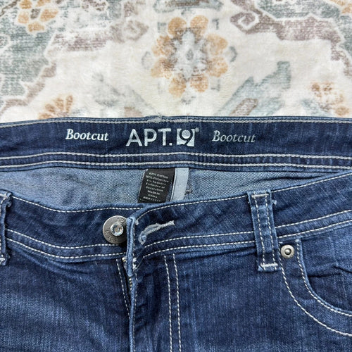 APT. 9 Bootcut Y2K Jeans with Embroidered Pockets