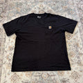 Carhartt Loose Fit Black Pocket T-Shirt Size XL