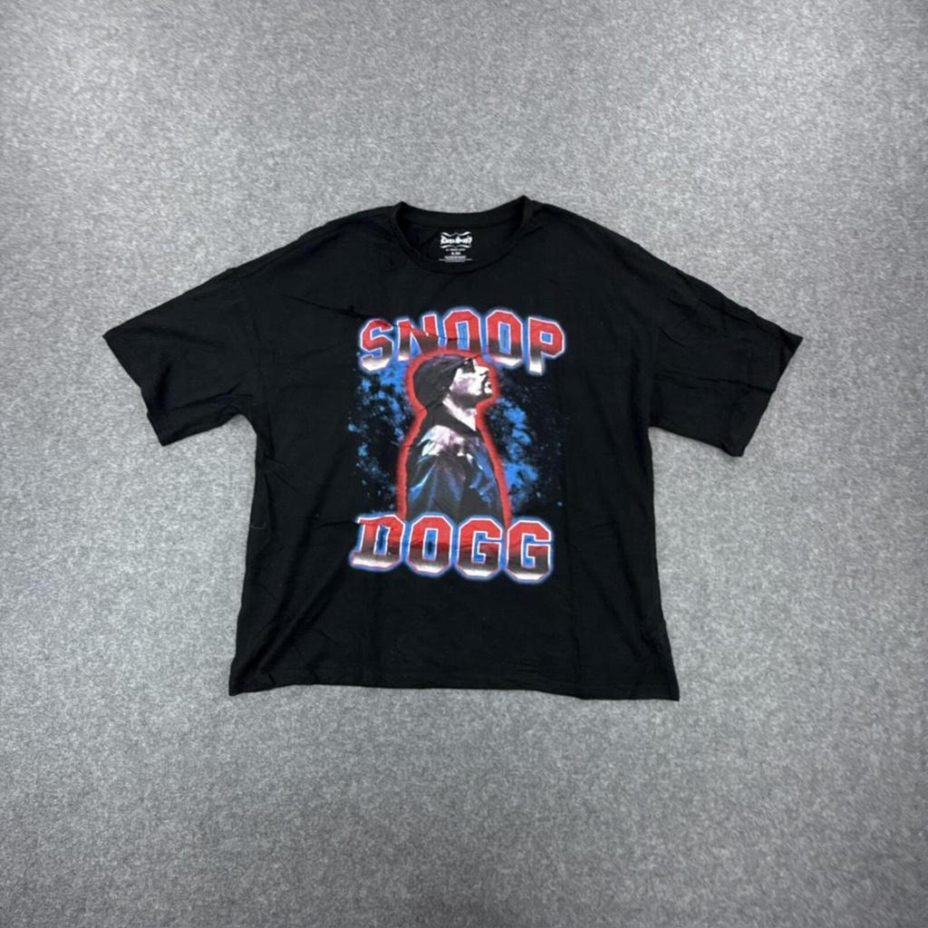 Black Snoop Dogg cotton t-shirt #hiphop