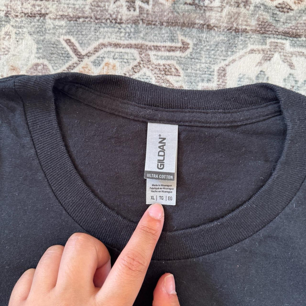 Gildan One Students Unite T-Shirt in Black Size XL