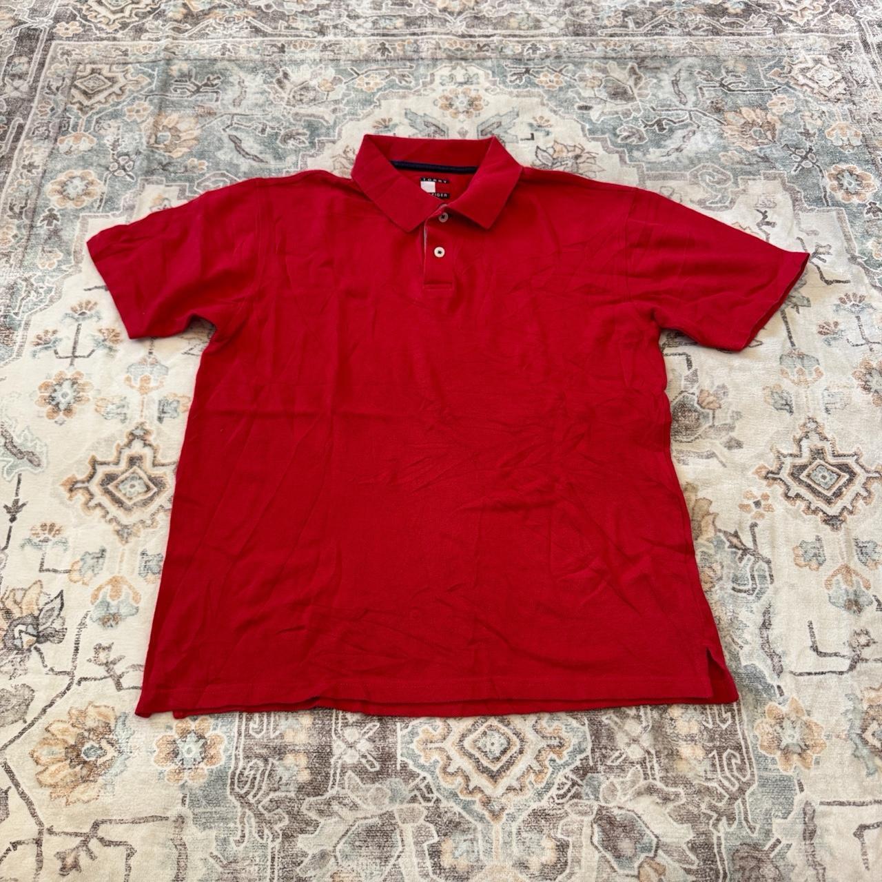 Tommy Hilfiger Polo Shirt in Red Size M