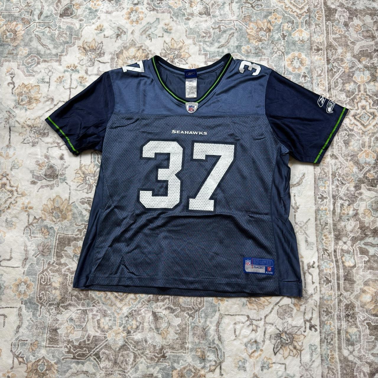 Reebok NFL Seattle Seahawks Alexander Jersey in Metallic Blue Size XL