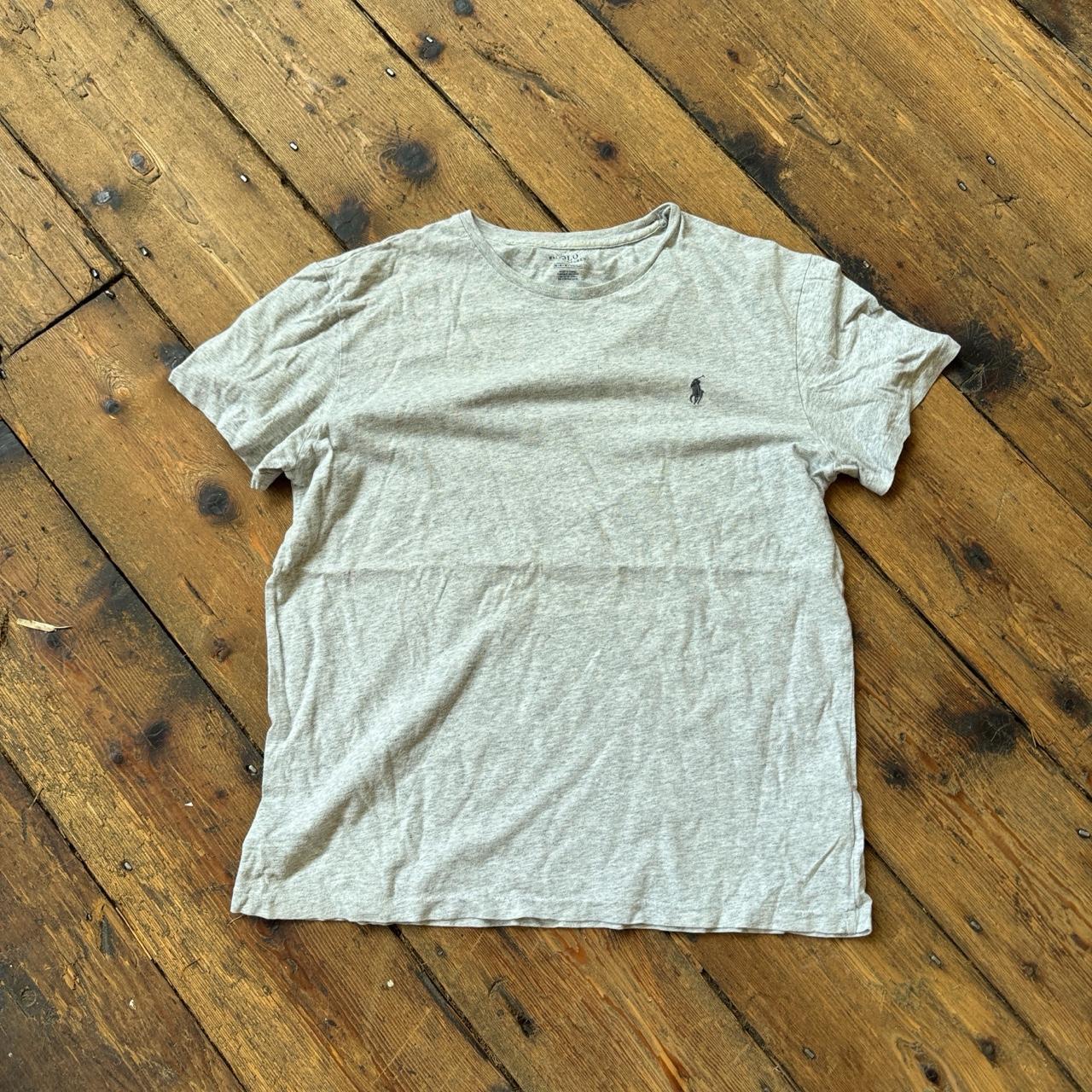 Polo Ralph Lauren T-Shirt in Light Gray Size M