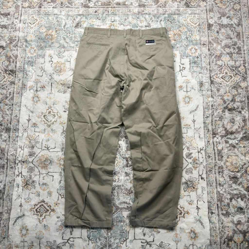Chaps Ralph Lauren Vintage Chino Trousers in Khaki W38 L32