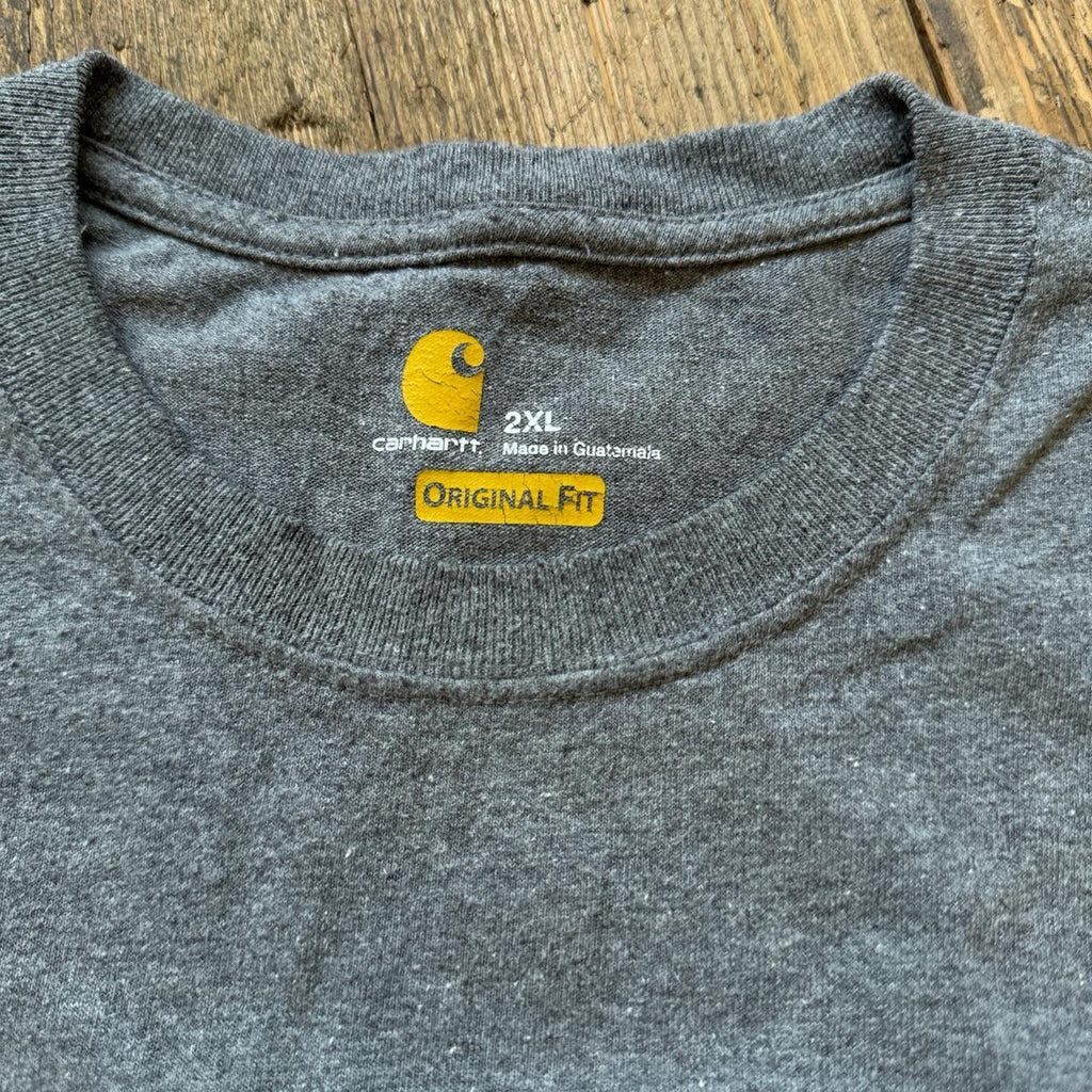 Carhartt Men’s Original Fit Heather Gray T-Shirt Size 2XL