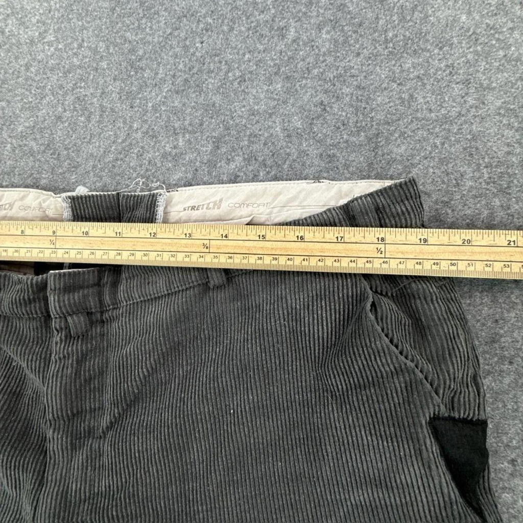 Grey corduroy trousers
