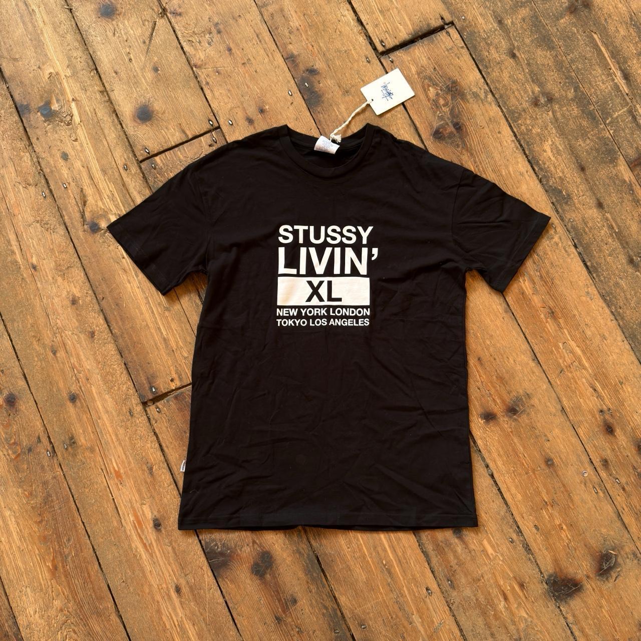 Stussy Livin’ XL T-Shirt in Black Size S