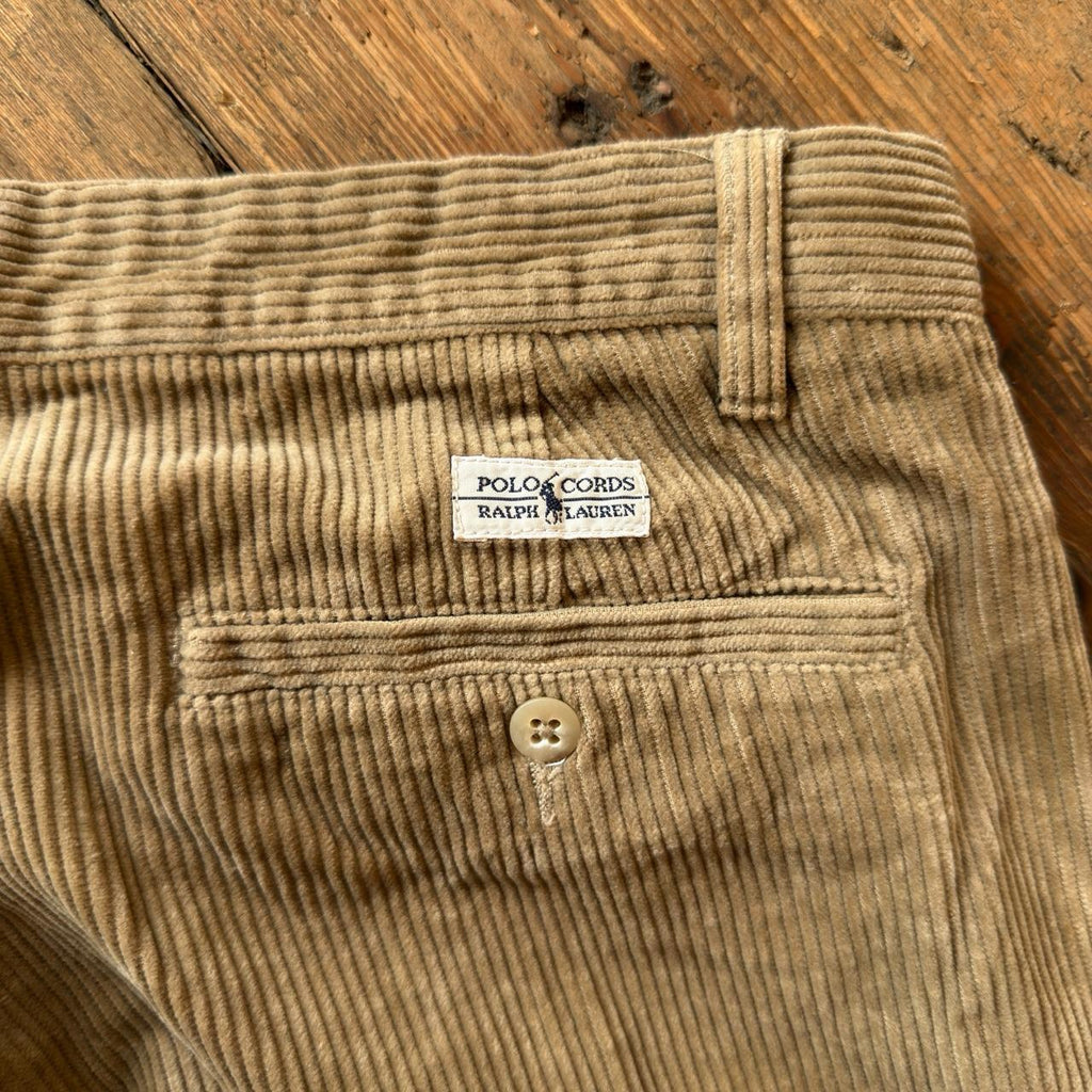Polo Ralph Lauren Tan Corduroy Trousers W32