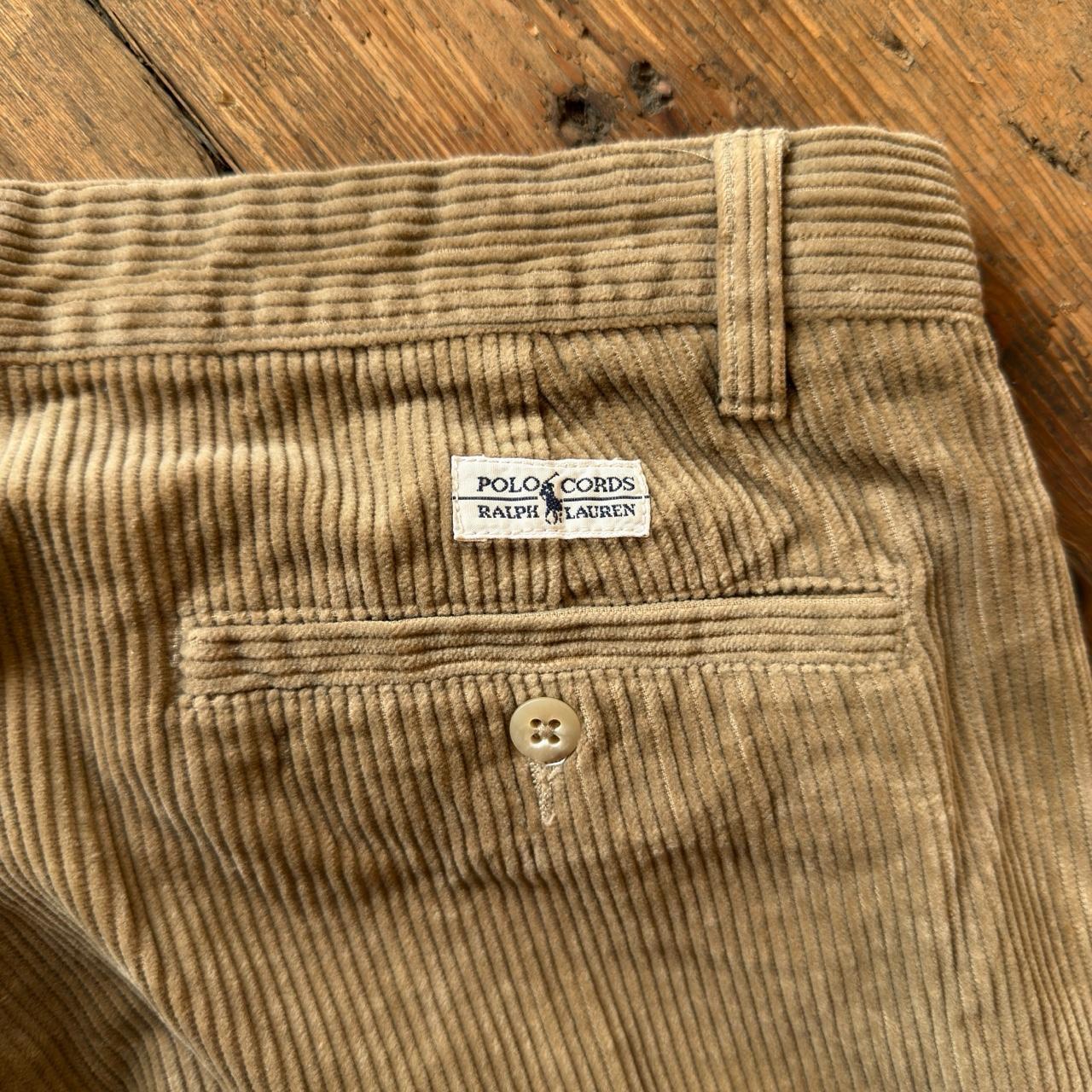 Polo Ralph Lauren Tan Corduroy Trousers W32