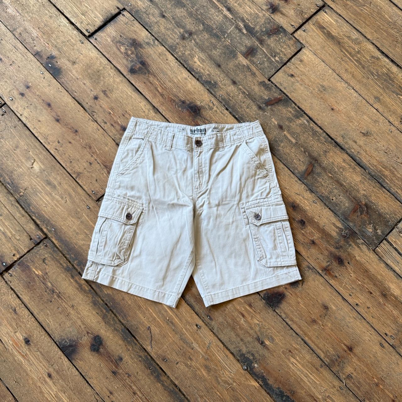 Urban Pipeline Khaki Cargo Knee-length Shorts W34