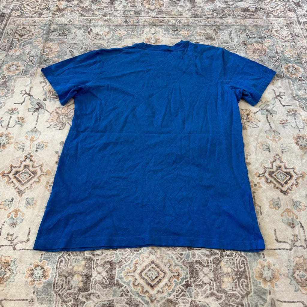 Adidas Logo T-Shirt in Blue Size M