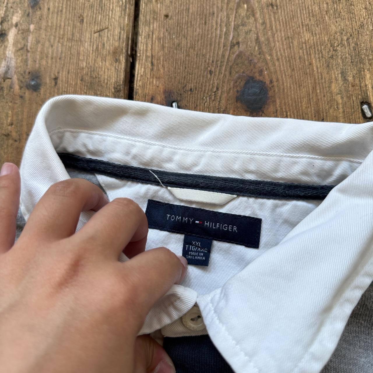Tommy Hilfiger ‘8’ Polo Shirt in Gray Size XXL