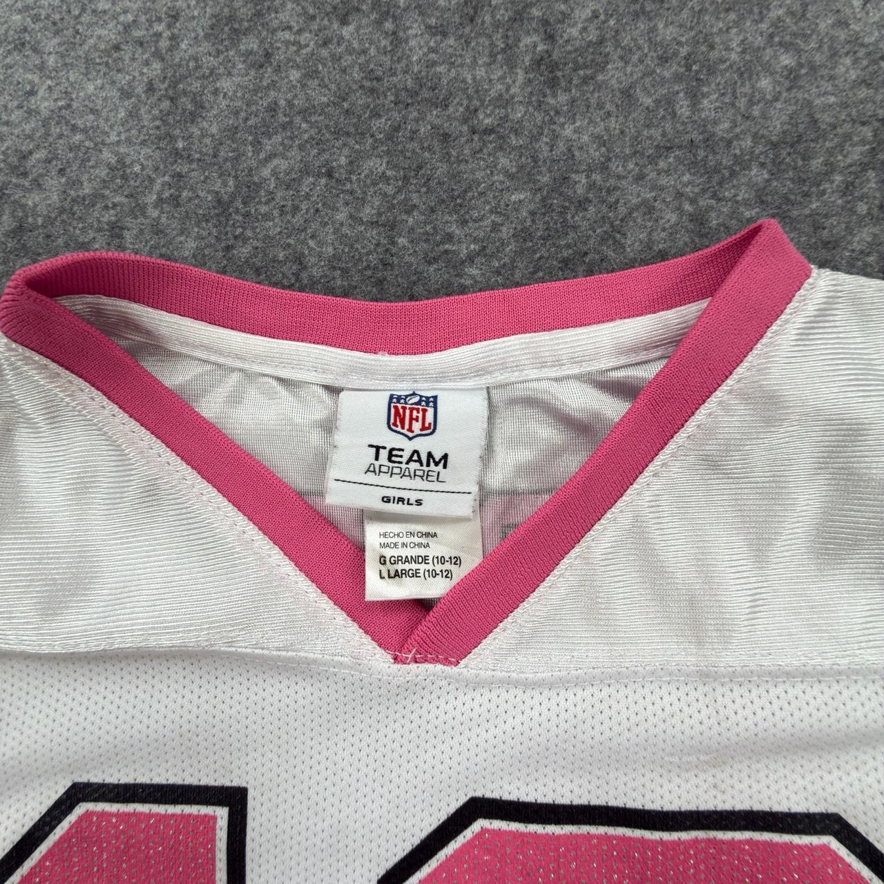 NFL Packers ‘Rodgers’ Pink and White Women’s Jersey