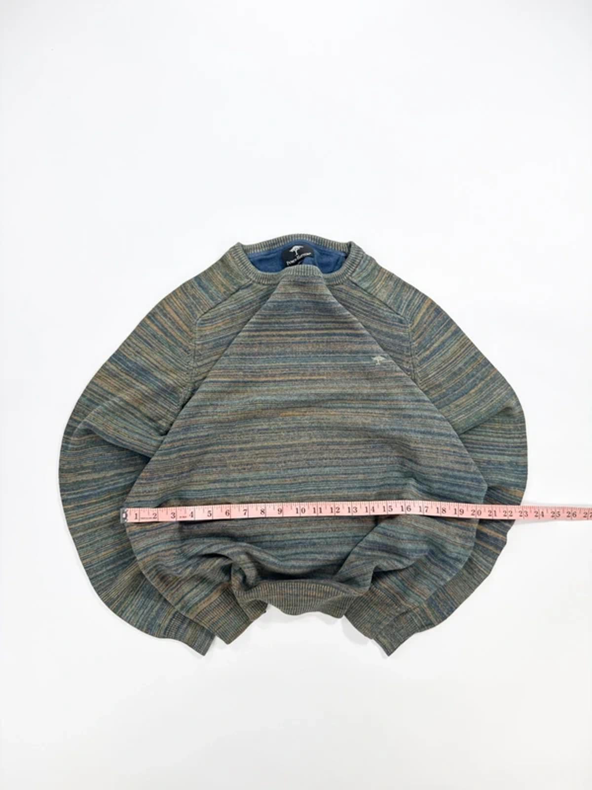Fynch-Hatton Knit Sweater Green Blue Marl