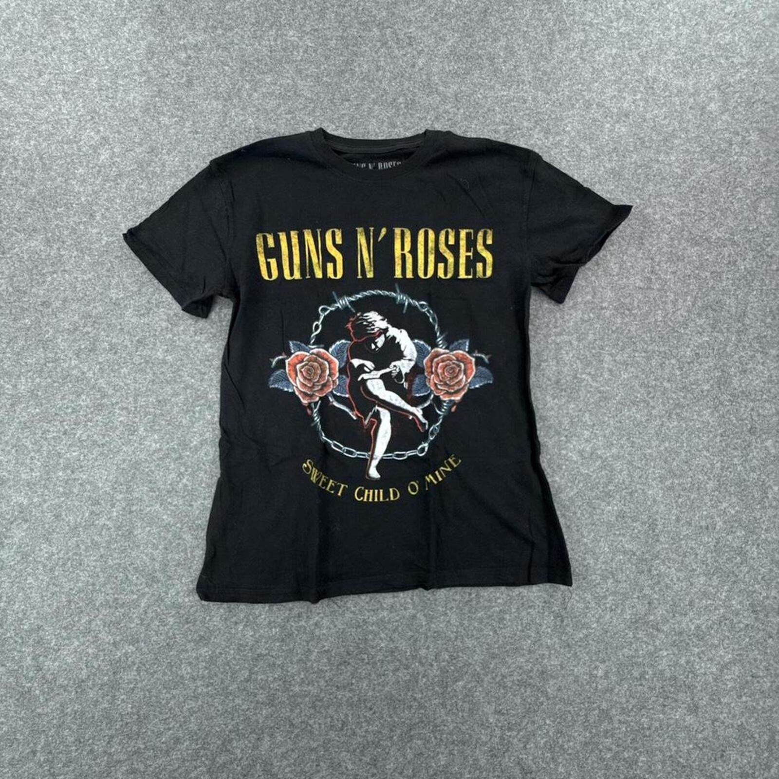 Guns N' Roses Sweet Child O' Mine black cotton tee #rocktee