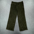 Dark Green corduroy trousers #corduroytrousers