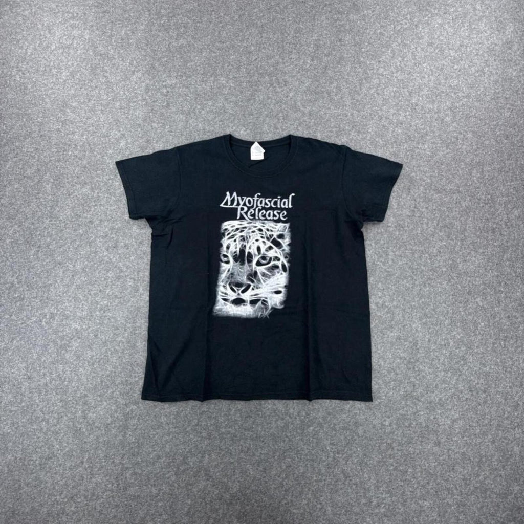 Myofascial Release black and white cotton t-shirt
