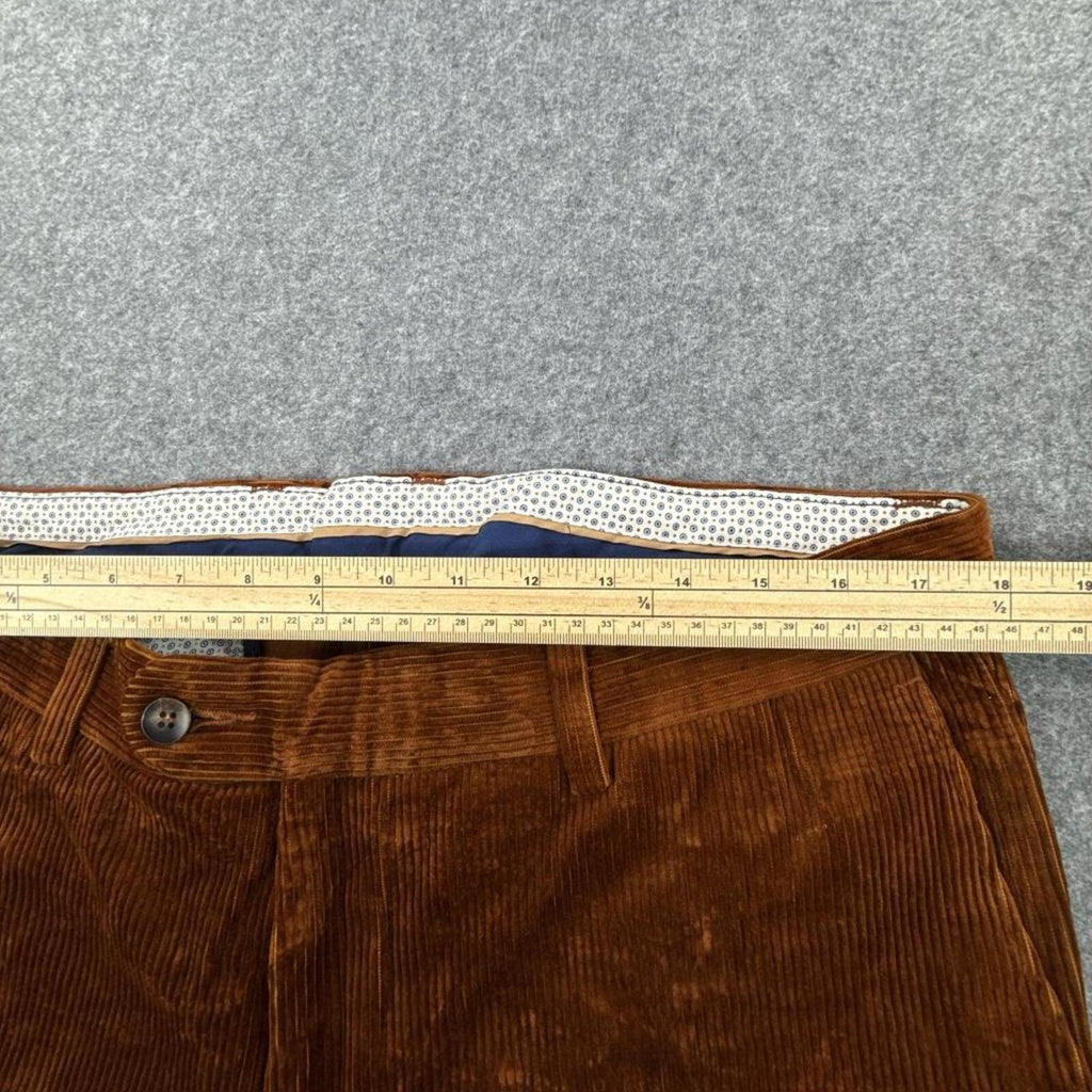 Walbusch brown corduroy trousers #corduroytrousers