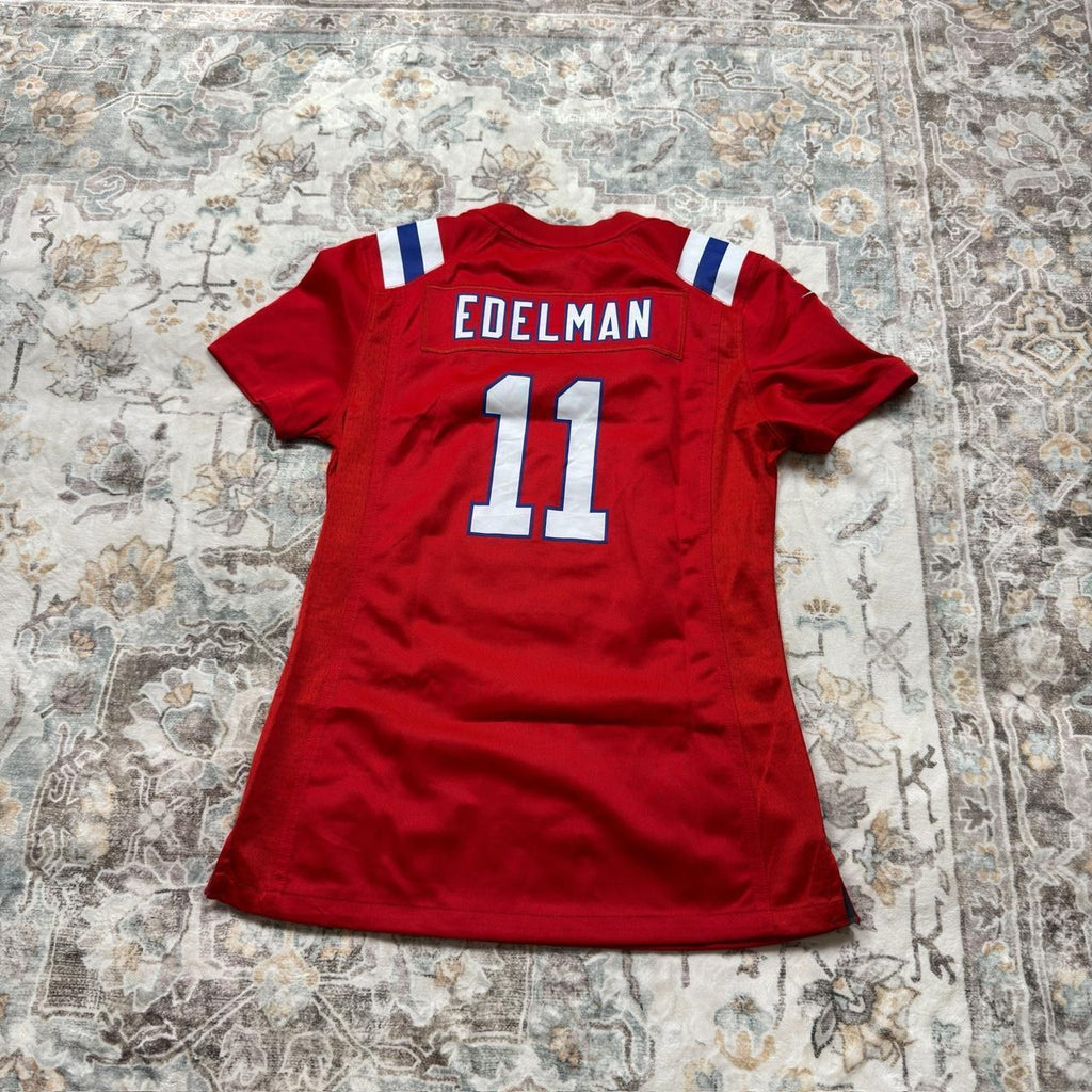 Nike NFL New England Patriots Julian Edelman Jersey in Red Women’s Size S
