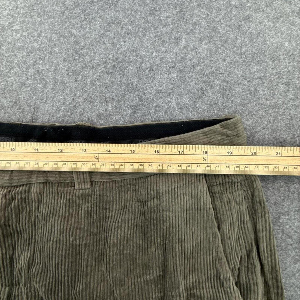 Grey green corduroy trousers #corduroytrousers