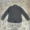 Levi’s Blue and White Striped Button-up Long-sleeved Shirt Size L