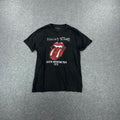 The Rolling Stones North American Tour 1975 black cotton t-shirt