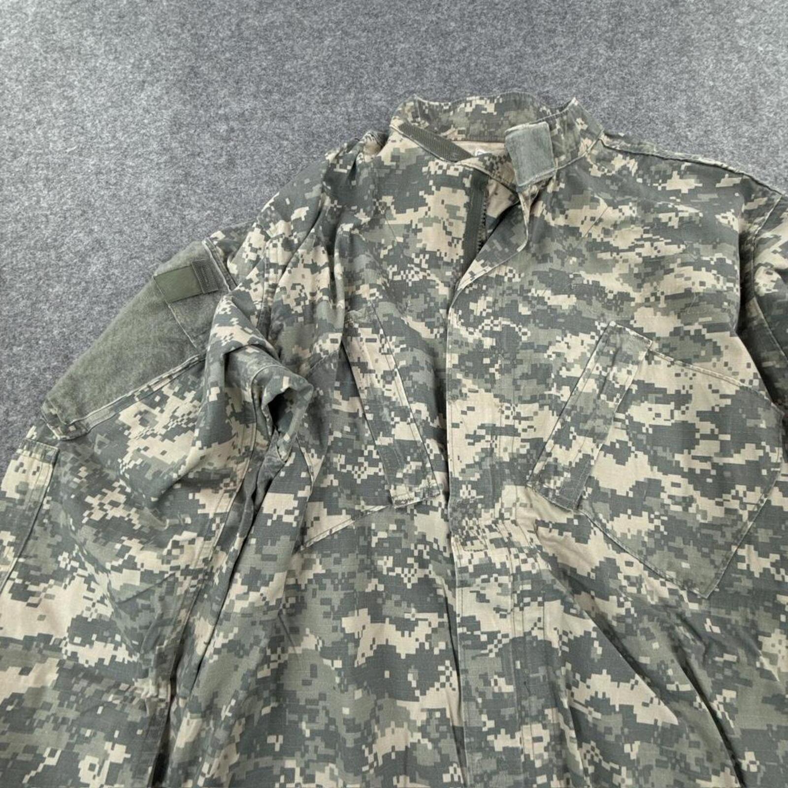 Green and khaki military jacket