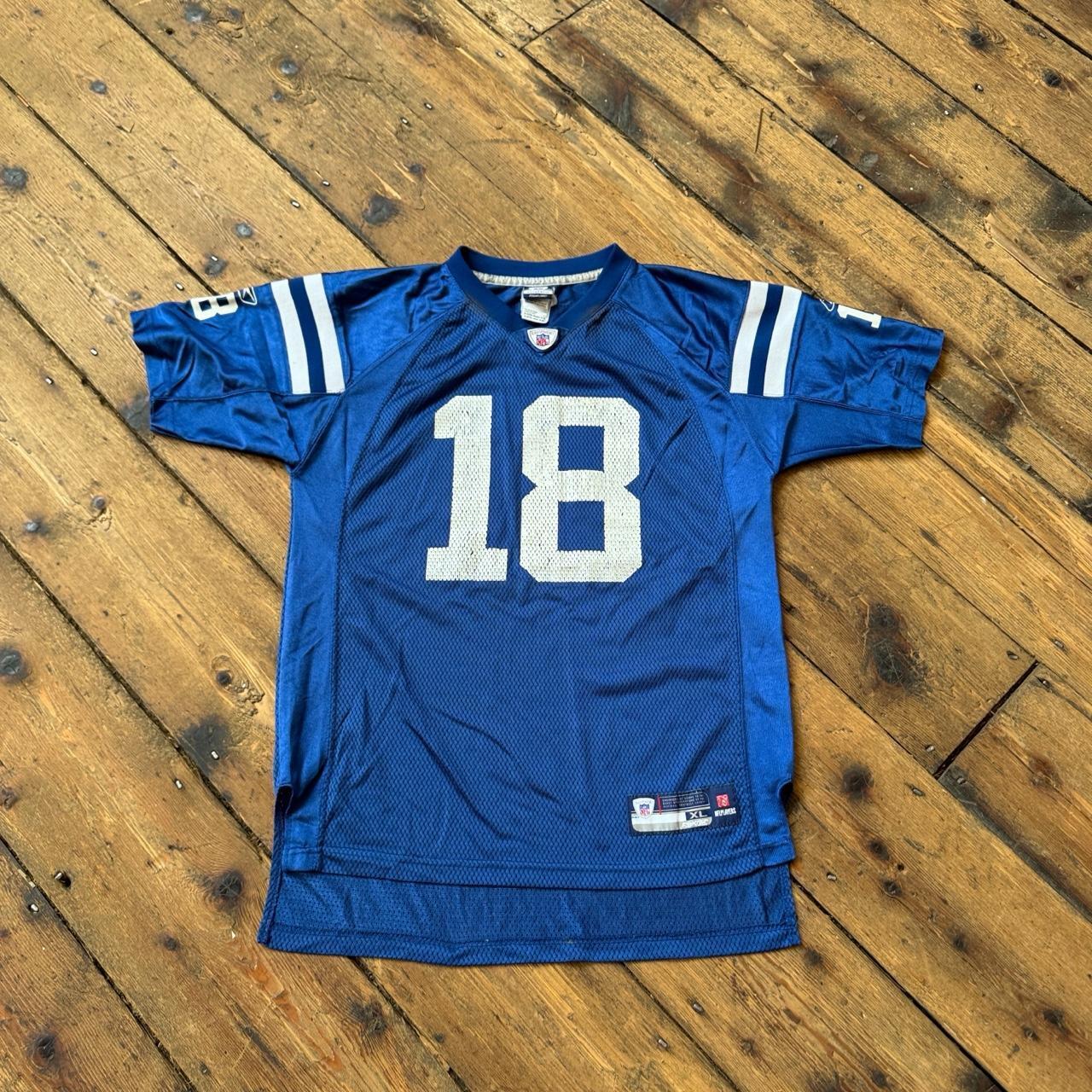 Reebok Authentic NFL Peyton Manning Indianapolis Colts Jersey Size XL