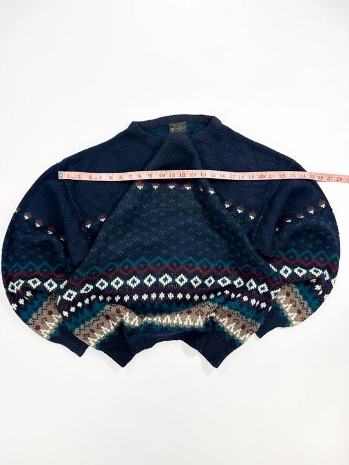 Boydex Vintage Knit Jumper Navy Fair Isle Pattern