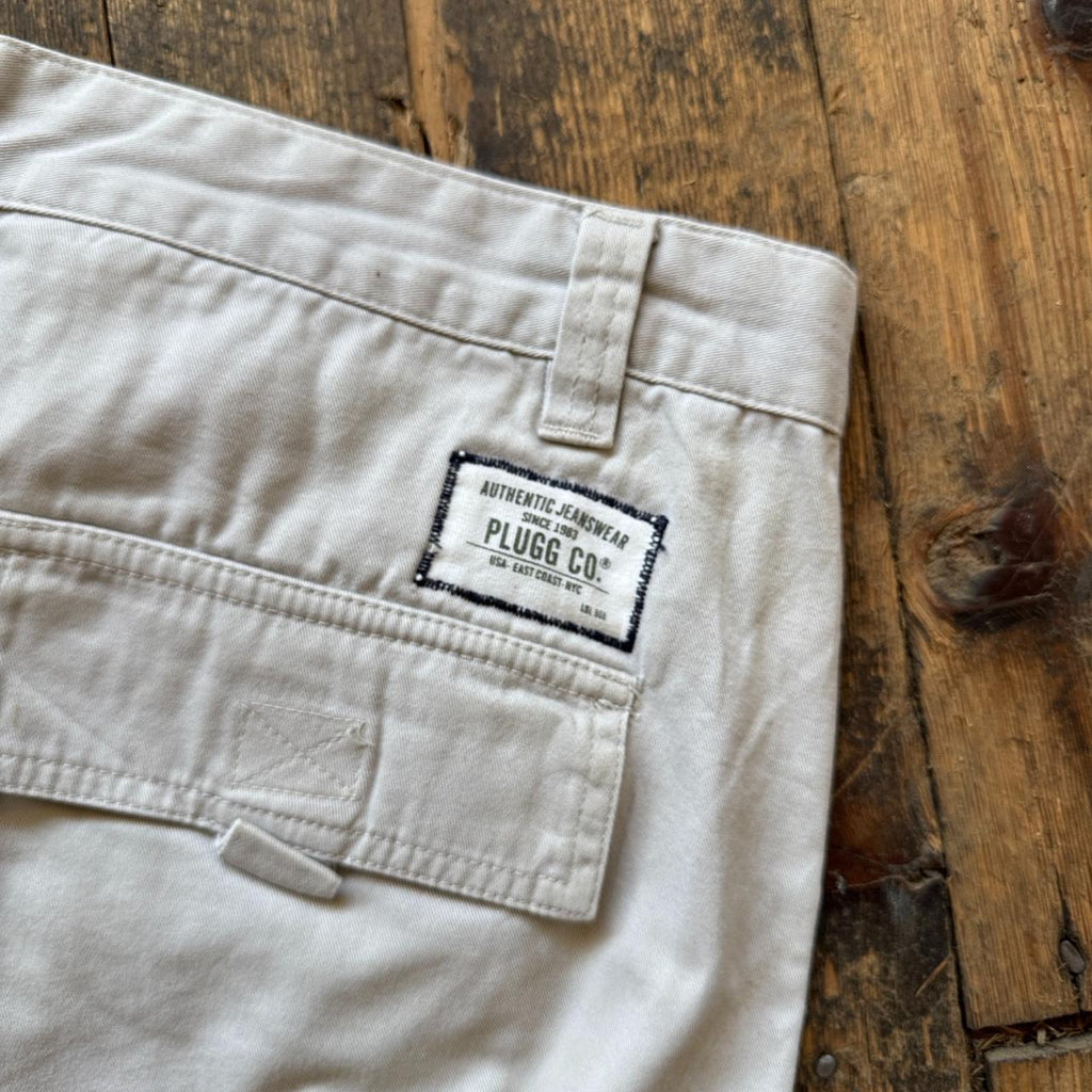Plugg Co. Light Gray Cargo Shorts W38