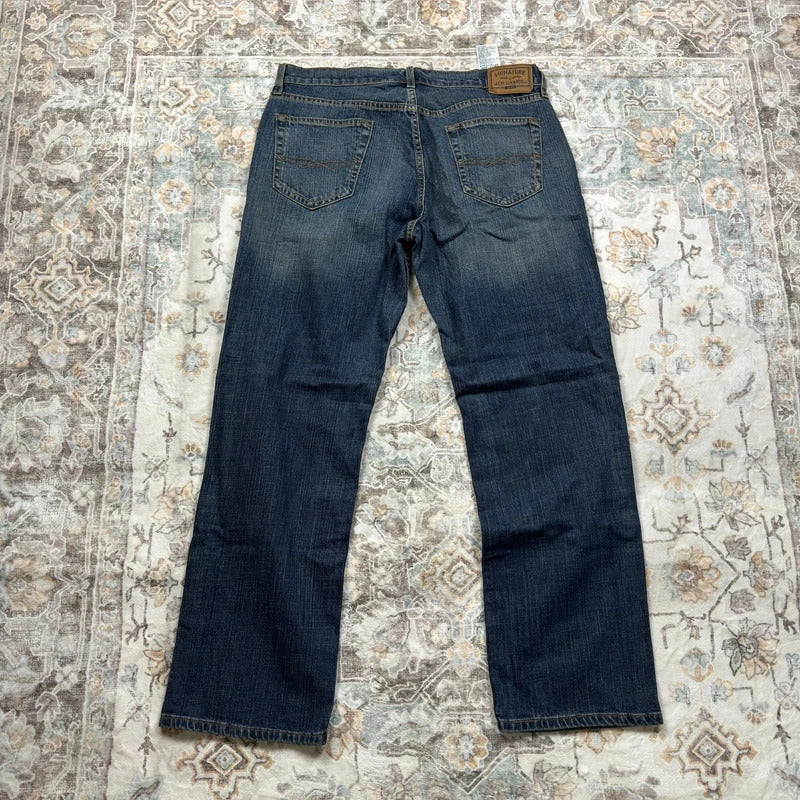 Levi’s Signature Relaxed Fit Dark Wash Jeans W36