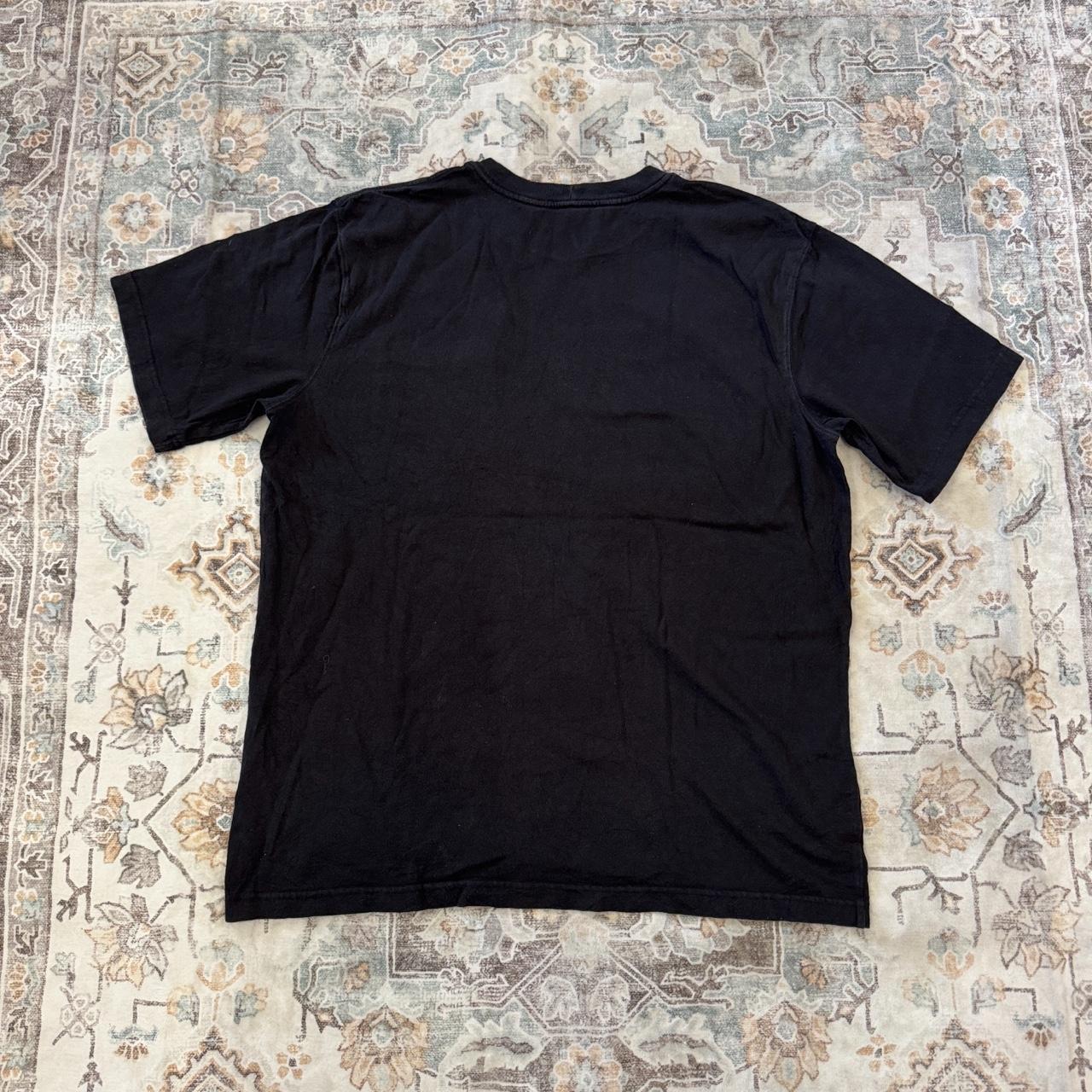 Carhartt Relaxed Fit Black T-Shirt with Front Pocket Size L