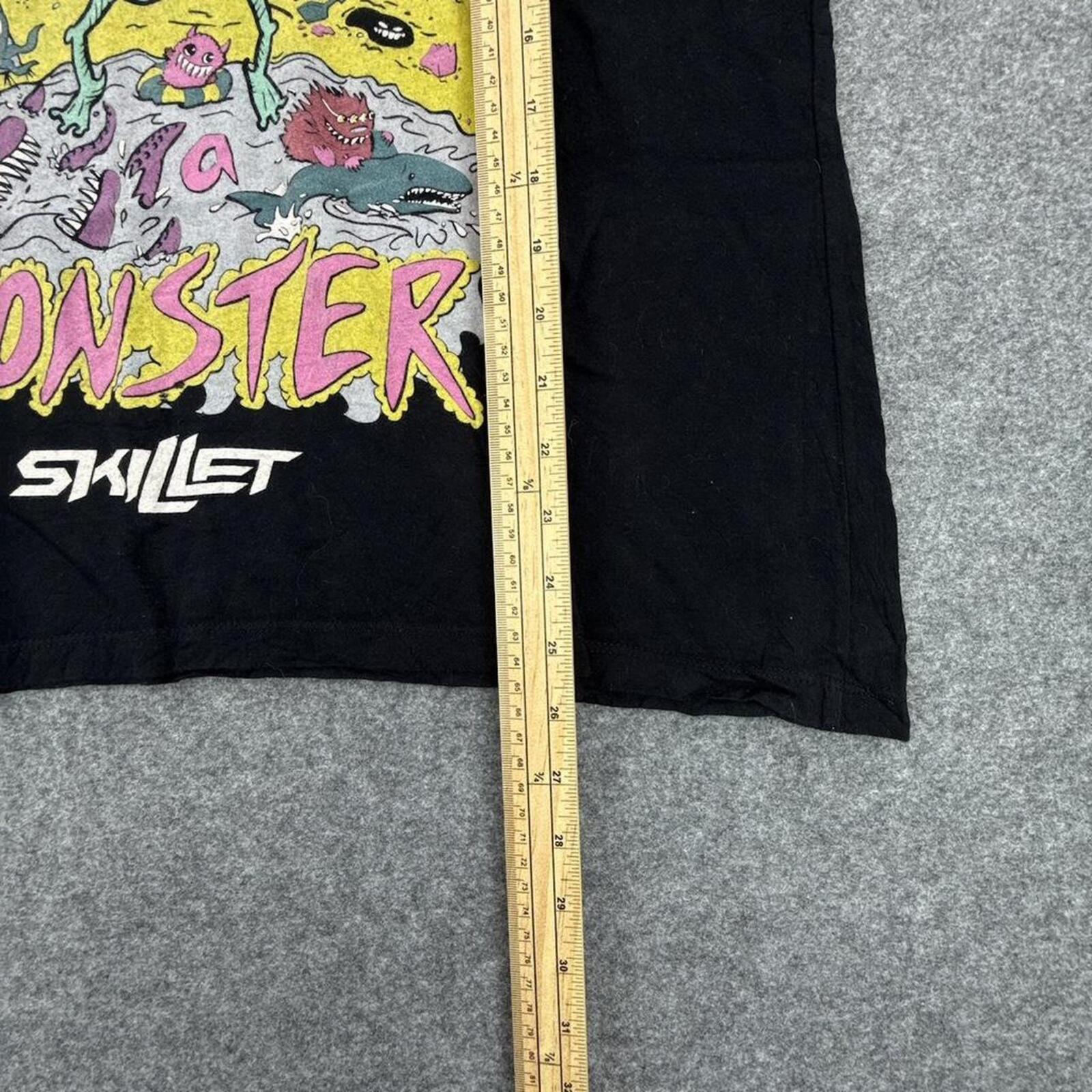 Black Skillet I Feel Like A Monster tee #Skillet #BandMerch