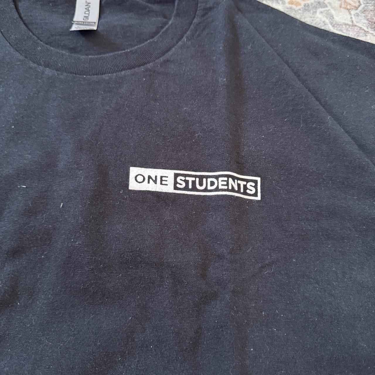 Gildan One Students Unite T-Shirt in Black Size XL