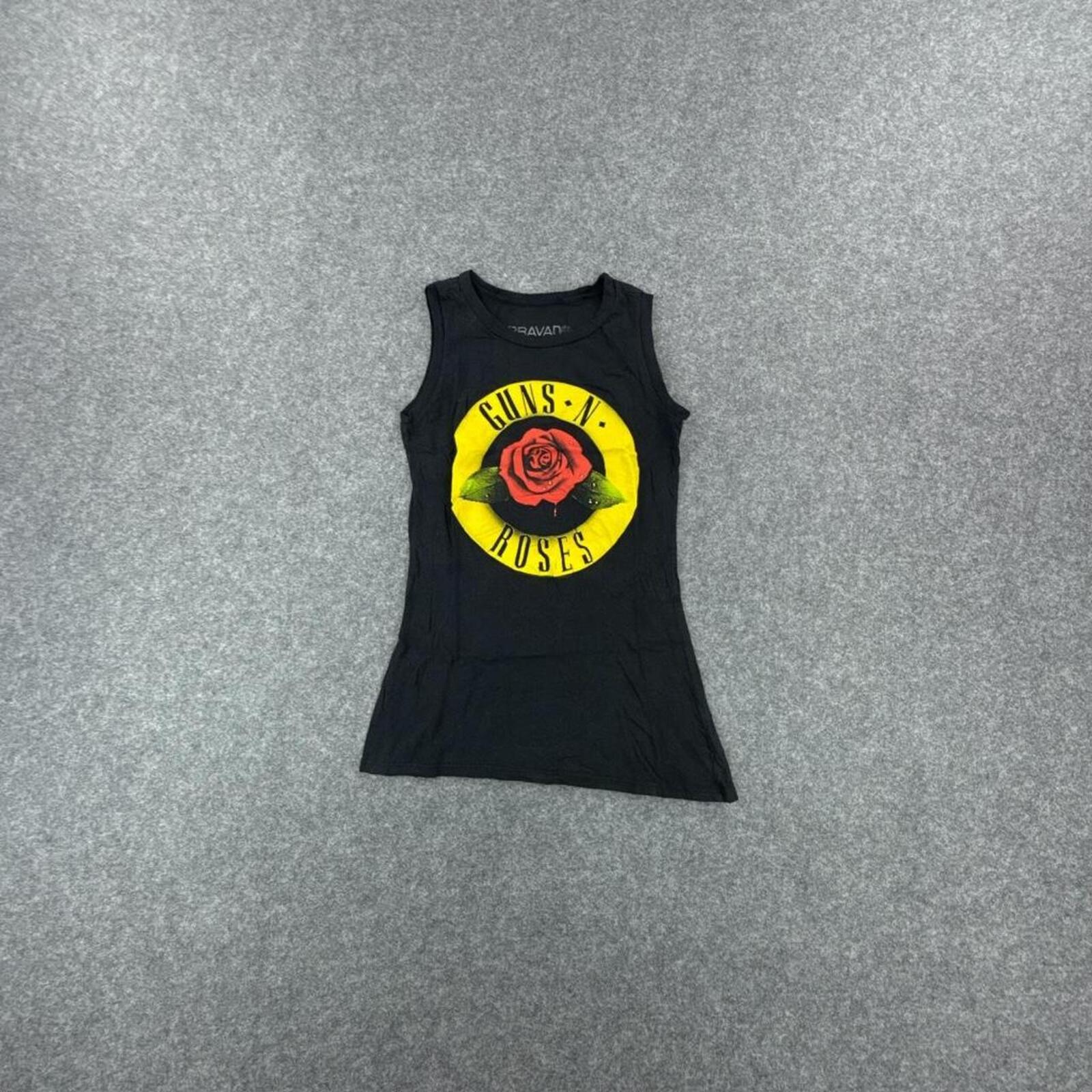 Black and yellow Guns N' Roses tank top