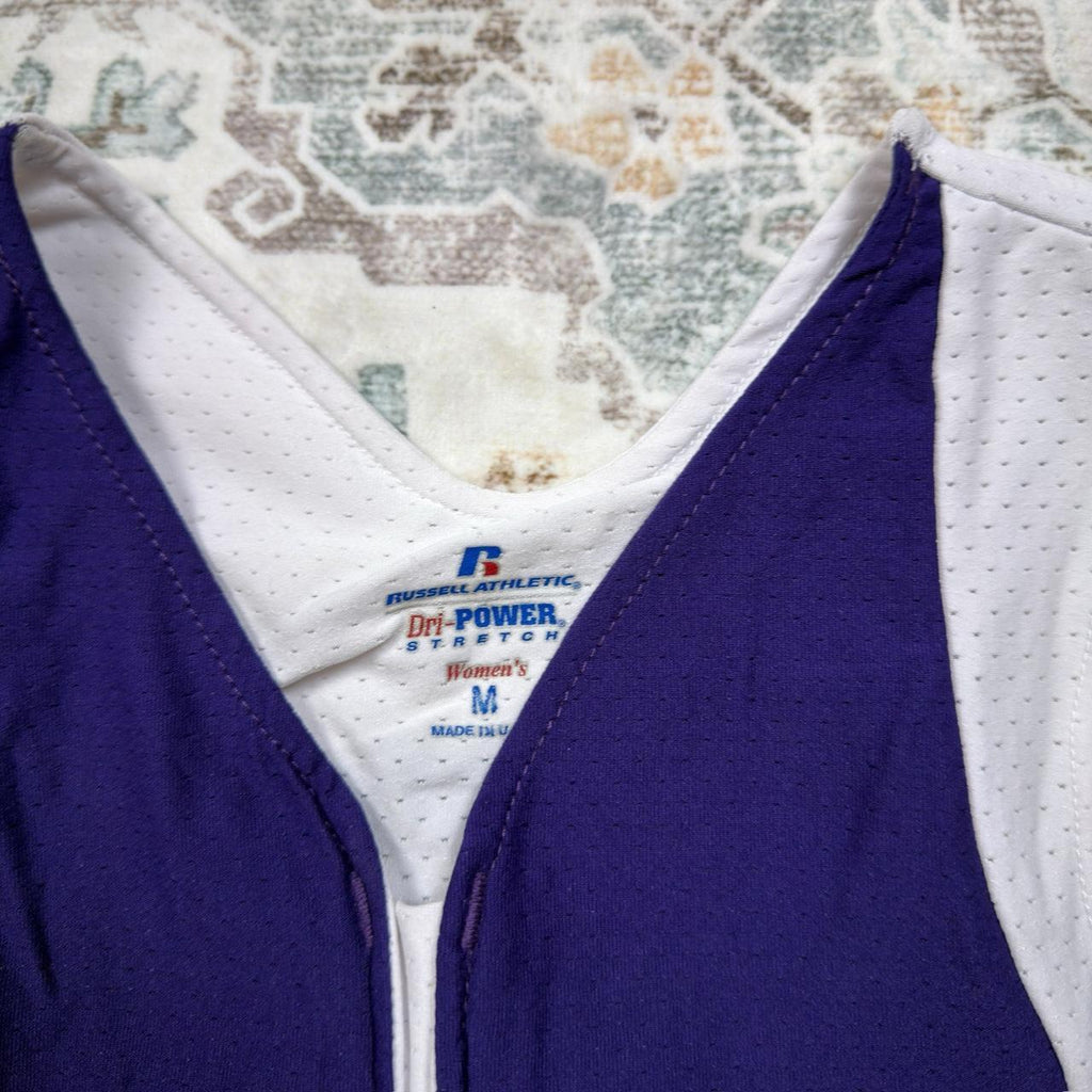 Russell Athletic Dri-Power Stretch Women’s Tigers 7 Jersey in Purple Size M